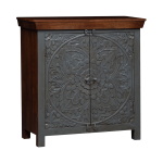 Sahana - 2 Door Accent Cabinet - Dark Brown - Image 3