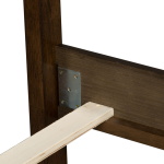 Saddlebrook - Queen Panel Bed - Dark Brown - Image 5