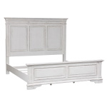 Abbey Park - King Panel Bed - White - Image 3