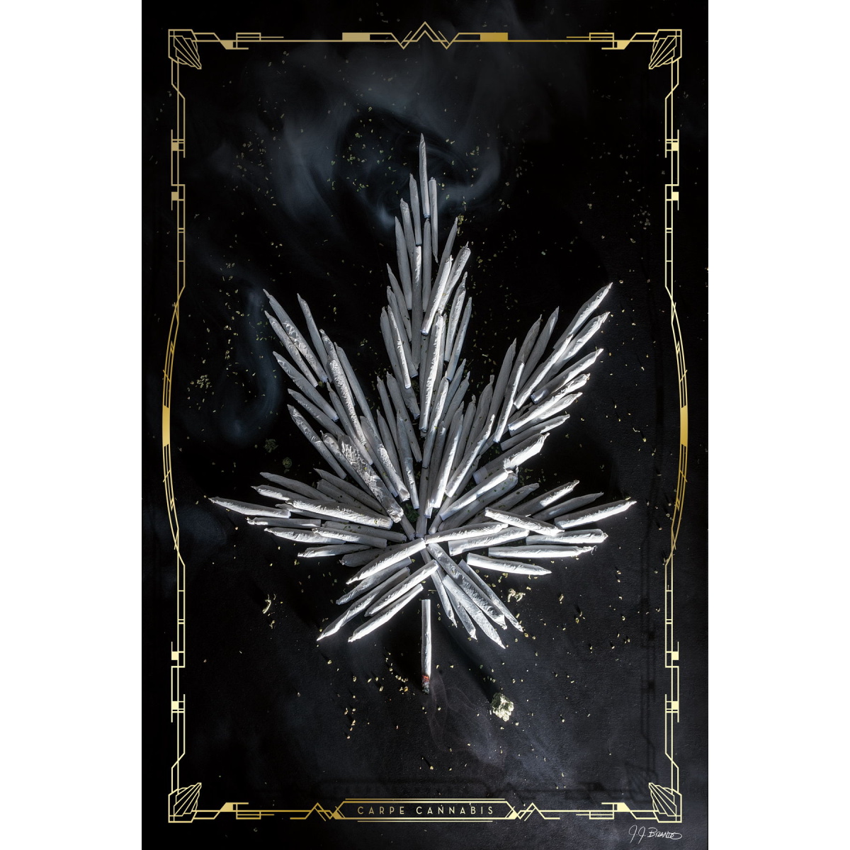 d0b98904dc62602f11d76c3a7bd31b84 Carpe Art By Yellow Cafe - Black - Image 1