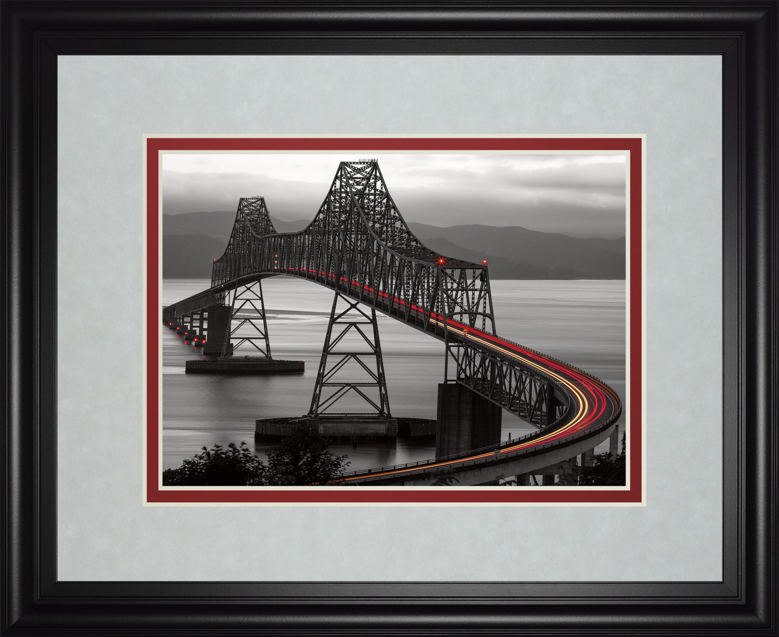 Boomerang By Aaron Reed - Framed Print Wall Art - Dark Gray