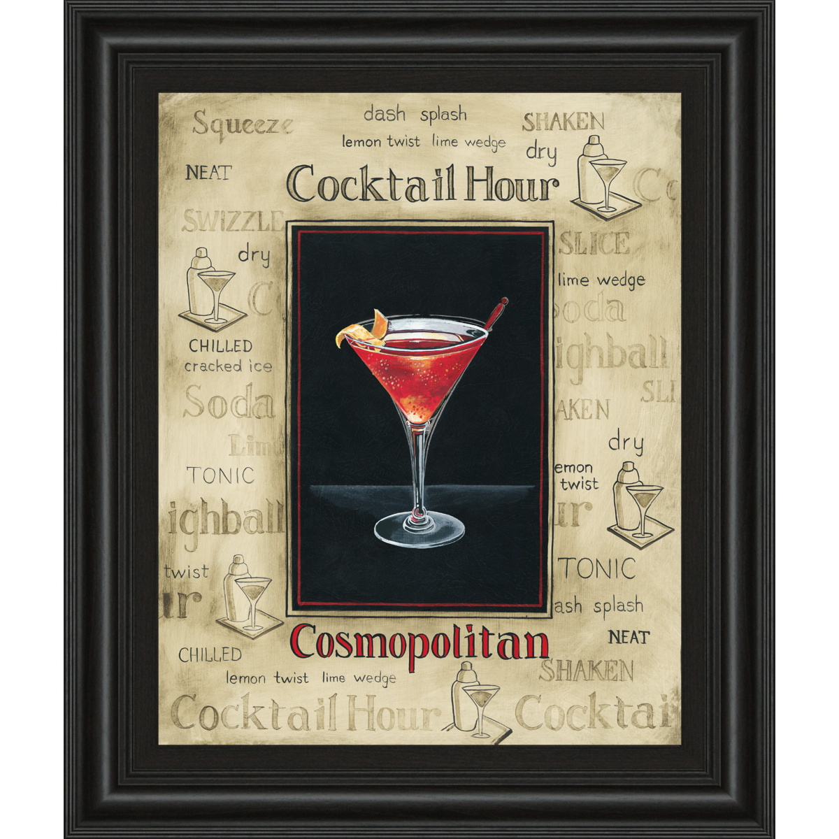d6025e7e22571bb37c9fe724f2008ee7 Cosmopolitan By Gregory Gorham - Framed Print Wall Art - Beige - Image 1