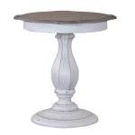 Magnolia Manor - Round Accent Table - White - Image 3