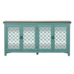 Kensington - 4 Door Accent Cabinet - Blue - Image 2