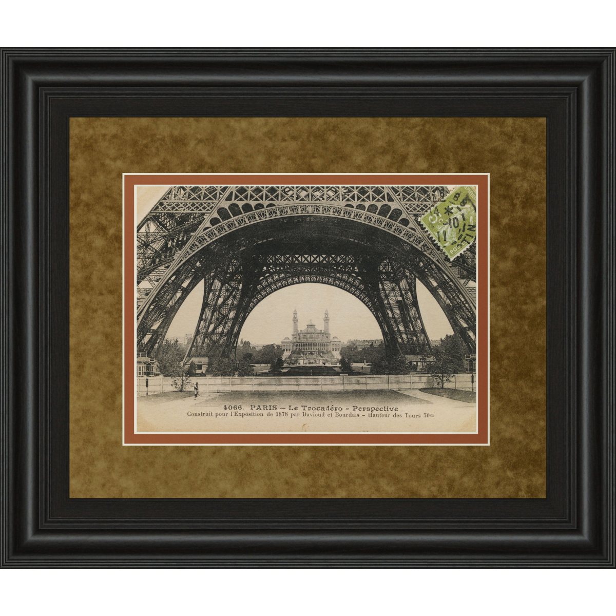e0ec11d15a35921b5abd4227f8ca6bd9 La Base De La Eifel By Wild Apple Studio - Framed Print Wall Art - Light Brown - Image 1