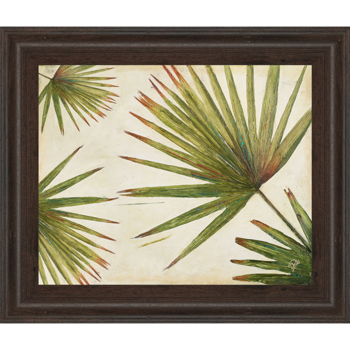 e5992f07ffb5261ac31bebfad369c7bc Organic Il By Patricia Pinto - Framed Print Wall Art - Green - Image 1