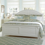 Summer House - Queen Panel Bed - White