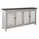 Westridge - 4 Door Accent Cabinet - Antique White - Image 2