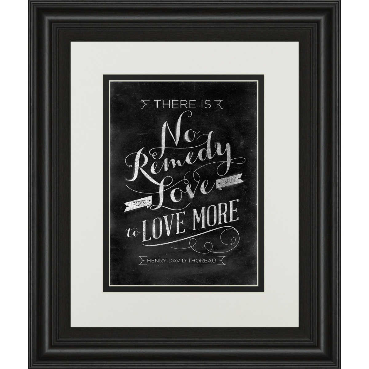 fb5d2758a7620fa912c528248b71efac No Remedy By Sd Graphic - Framed Print Wall Art - Black - Image 1