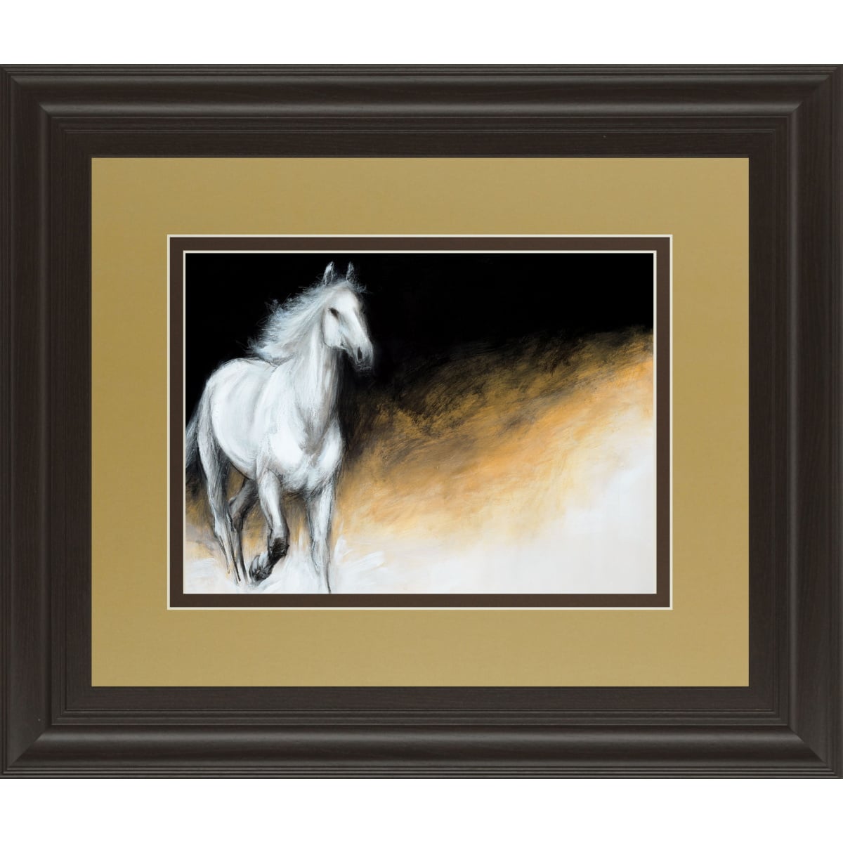 fb94d97417db257f1f51463f38914460 Light And Dark By Milenko Katic - Framed Print Wall Art - Light Brown - Image 1