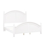 Summer House - King Poster Bed - White - Image 3