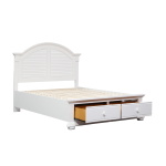 Summer House - Queen Storage Bed - White - Image 4