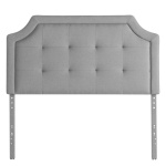 Carlisle - King Headboard - Light Gray