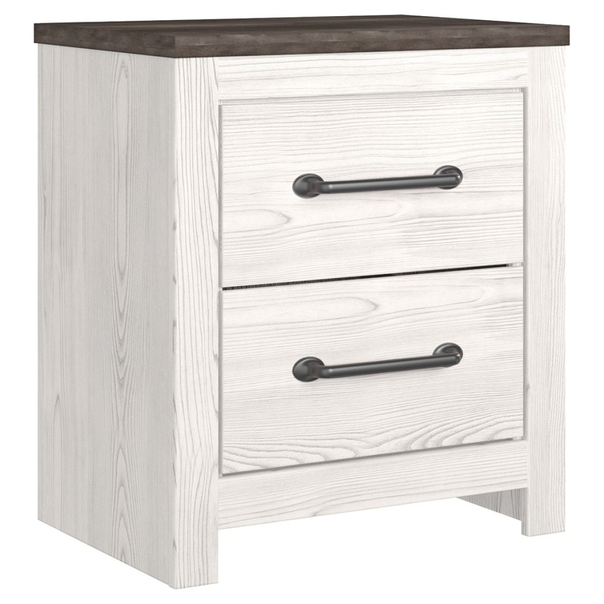 b1e857a315e6859d536db293b25eedb8 Gerridan - Two Drawer Night Stand - White / Gray - Image 1