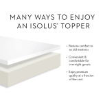 2.5" Gel Memory Foam Mattress Topper - King - Image 2