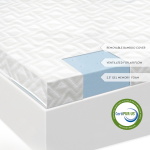 2.5" Gel Memory Foam Mattress Topper - King - Image 4