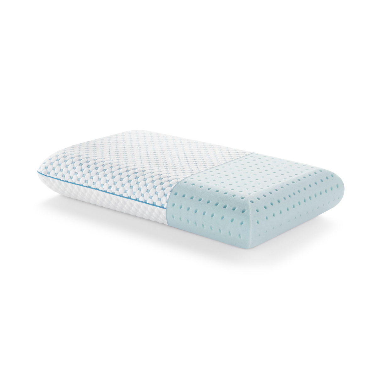 88224464cfb73c6349d7ef4de32c7446 Gel Memory Foam Pillow + Reversible Cooling Cover - Standard - Image 1
