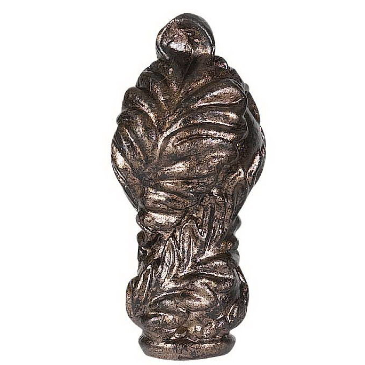 097a8ac2d0a40e3dafa5d2cddf0158ff 2.5" Height Metal Cast Finial - Rust - Image 1
