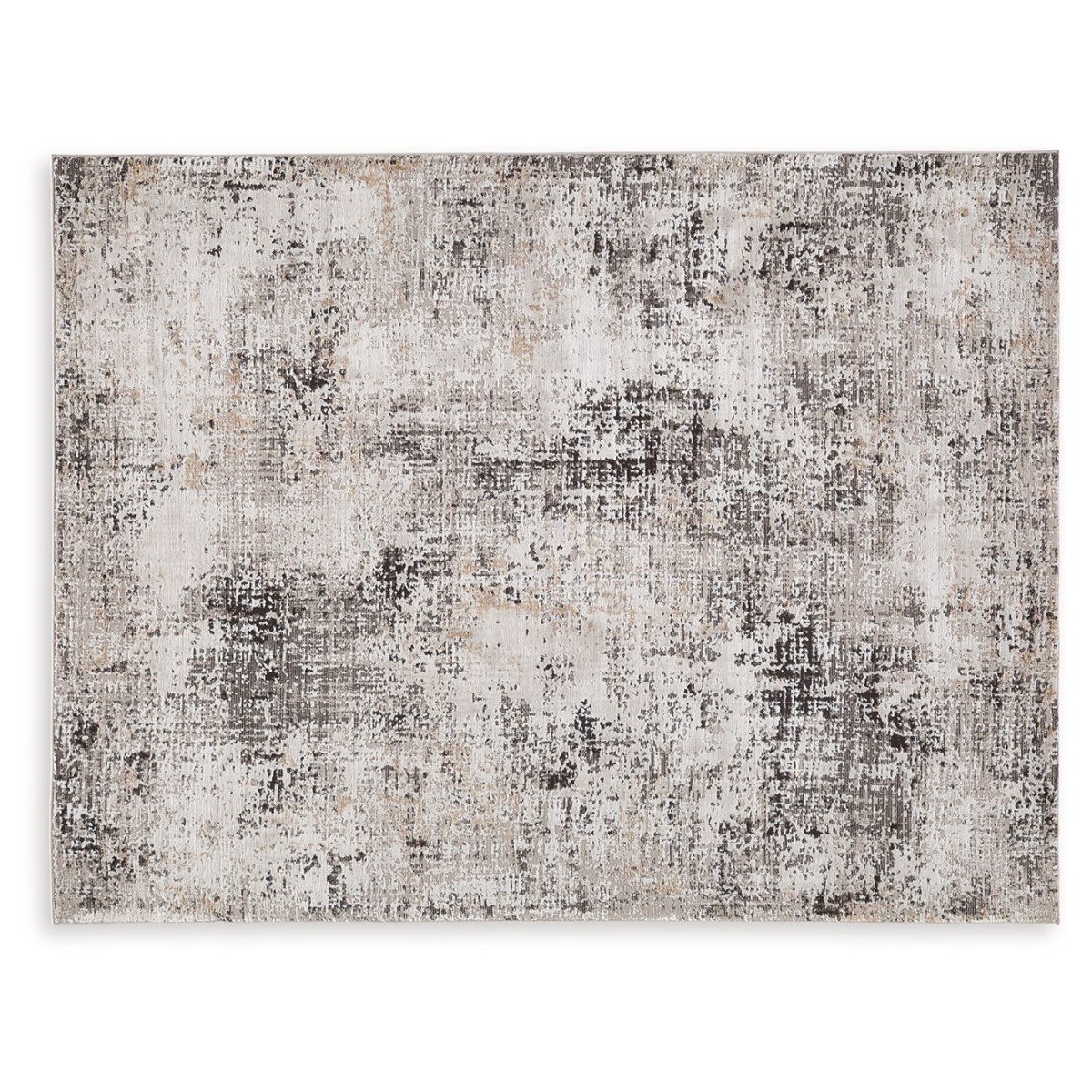 09b3007b6cc1d81ee040a2b874014c02 Elaning - 8' x 10' Rug - Black / Gray / Cream - Image 1