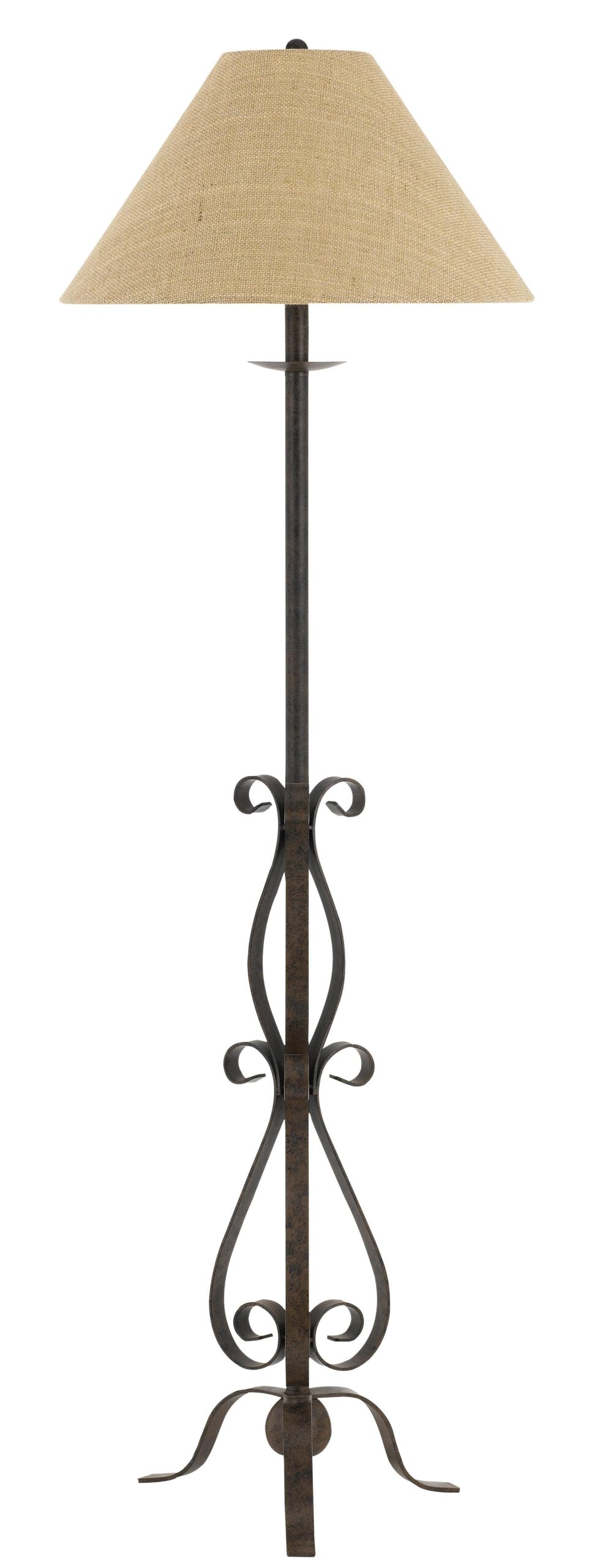 Ekalaka - 61" Height Iron Floor Lamp - Rust