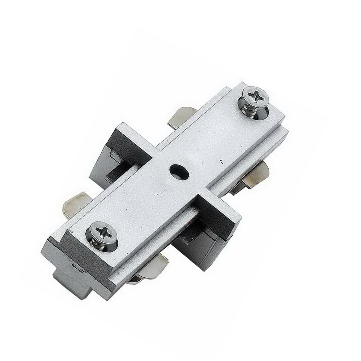 0ecba55282e25da586469cb8e9b374df 0.8" Height Straight Connector - Brushed Steel - Image 1