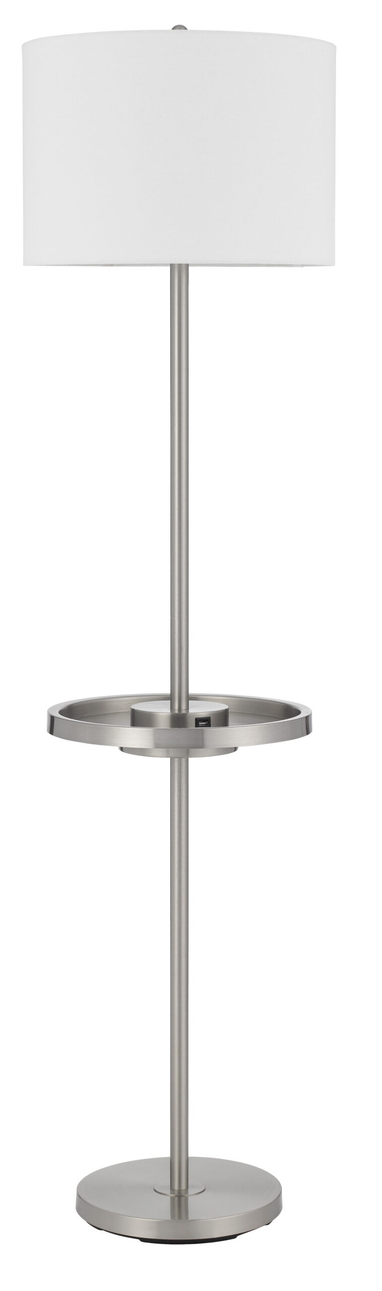 Crofton - Floor Lamp - Brushed Steel
