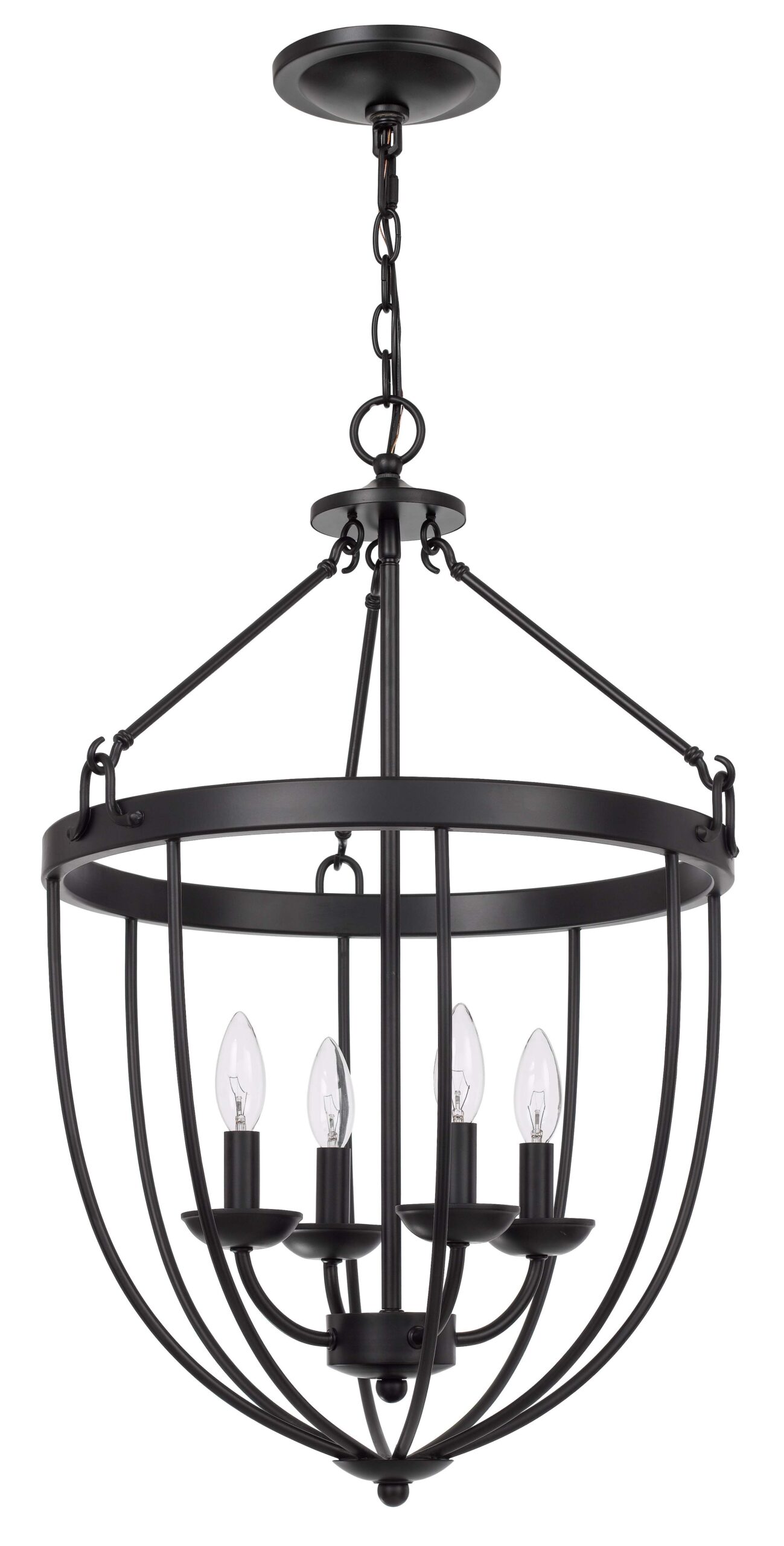 Grafton - Chandelier - Matte Black