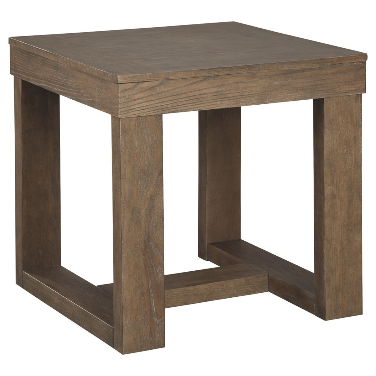 1379c752afefa96a4e288b5cb0f9d0ba Cariton - Square End Table - Gray - Image 1