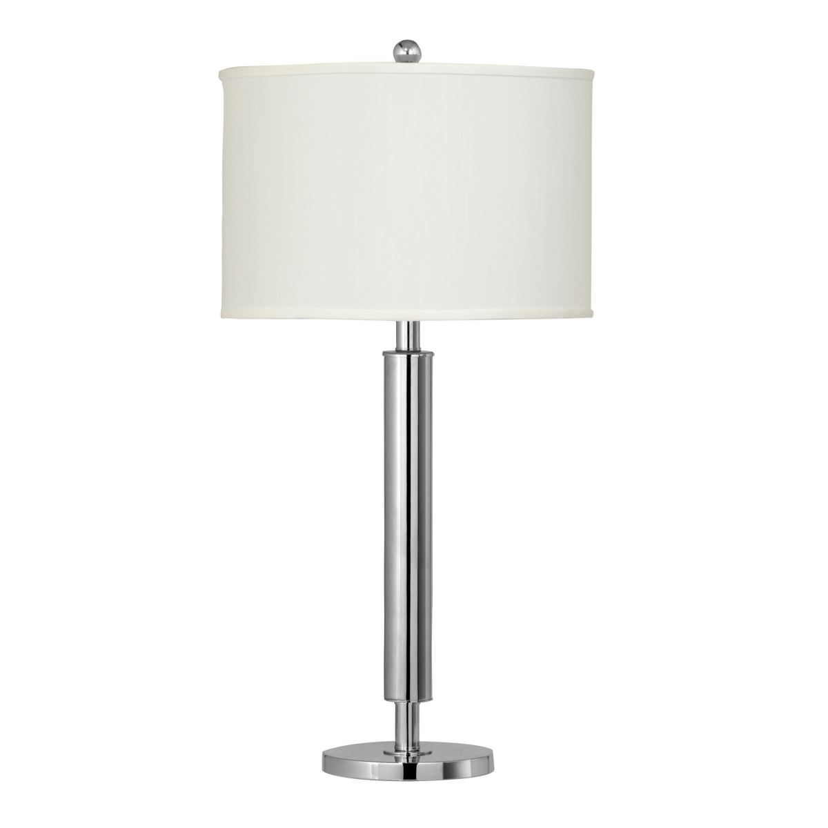 15ac213731f14b2f8d88198c61eecff1 Hotel - 30" Height Metal Table Lamp - Chrome - Image 1