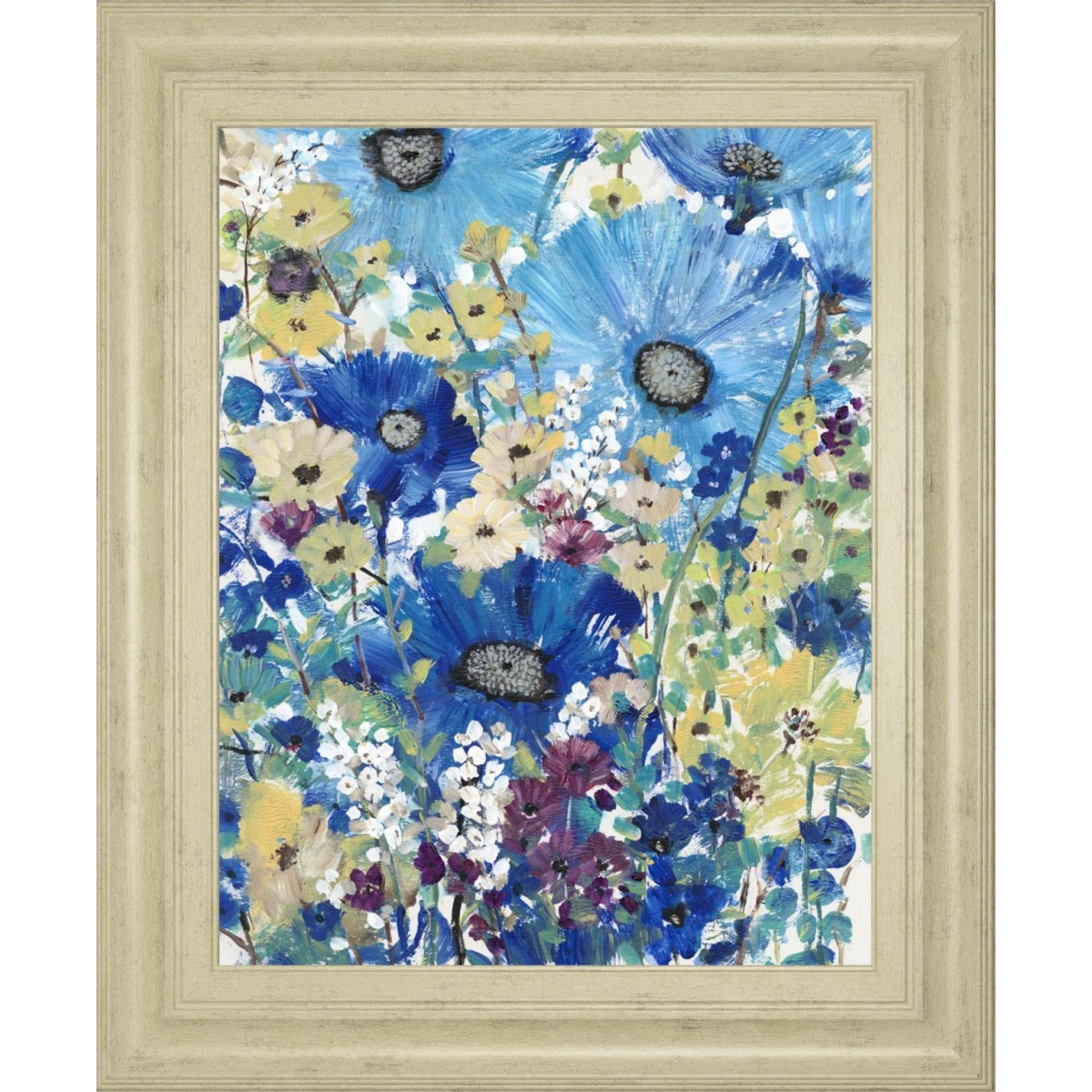 166a1b634b798bd3a29bbacc5135caf1 22x26 Garden Blues I By Tim OToole - Blue - Image 1