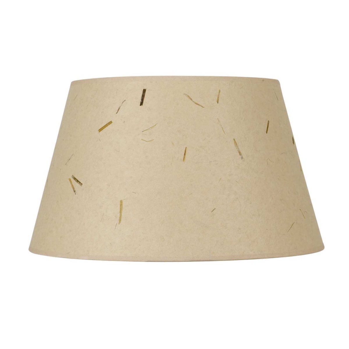 175599522e1c6f75e1c502f78862f09c 13.5" Height Paper Shade - Kraft & Beige - 18" Diameter - Image 1