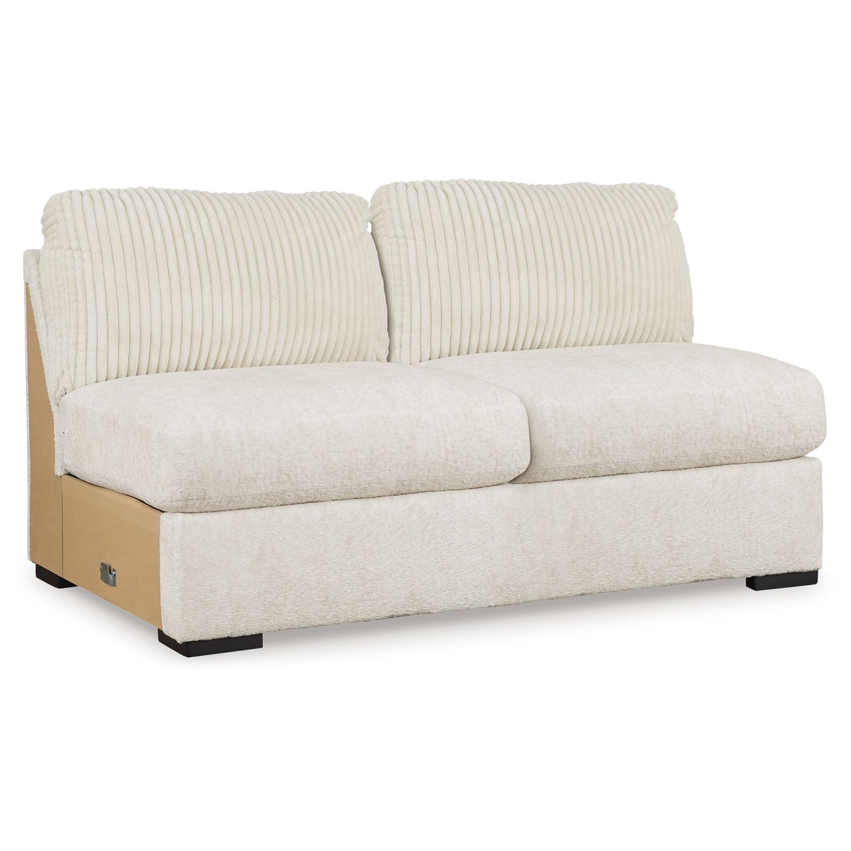 179072a2d0202bb4f543233f487ced12 Chessington - Armless Loveseat - Ivory - Image 1