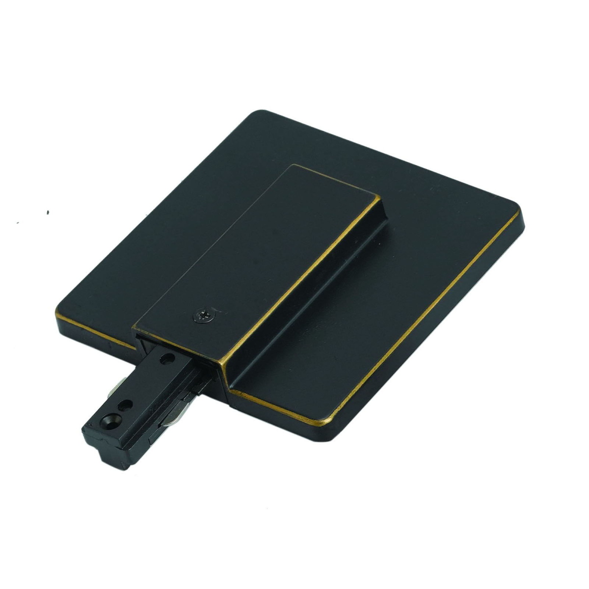 1a095ab310320645820905978902be1c 0.75" Height Live End With Outlet Box Cover - Dark Bronze - Image 1