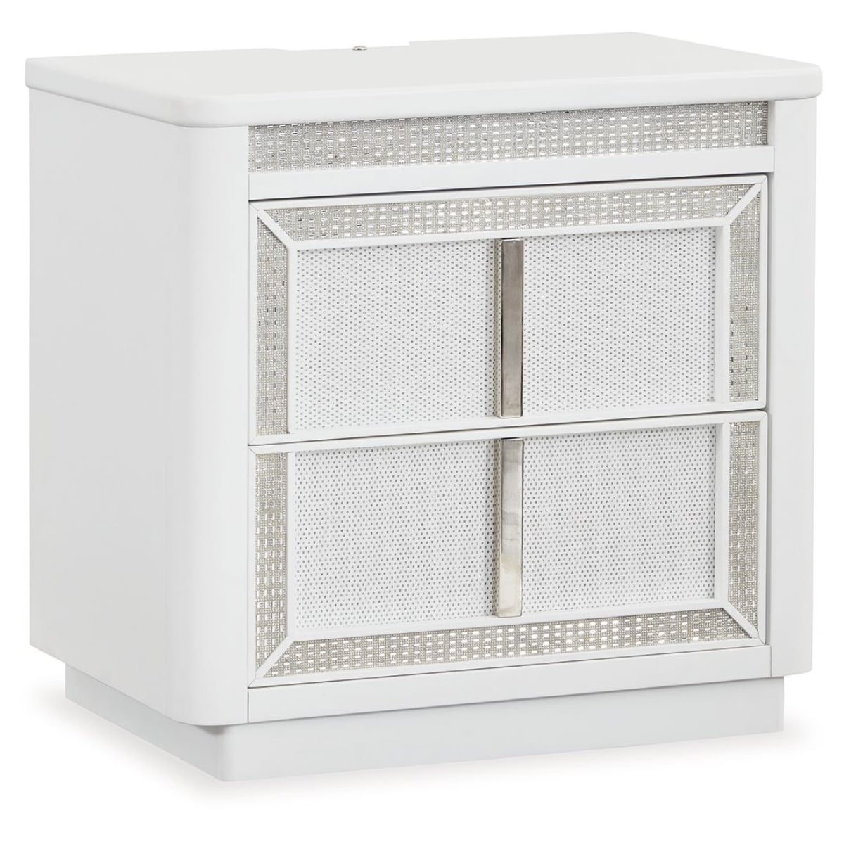 1c75bb30c59820e21bfee33288914bc7 Chalanna - Two Drawer Night Stand - White - Image 1