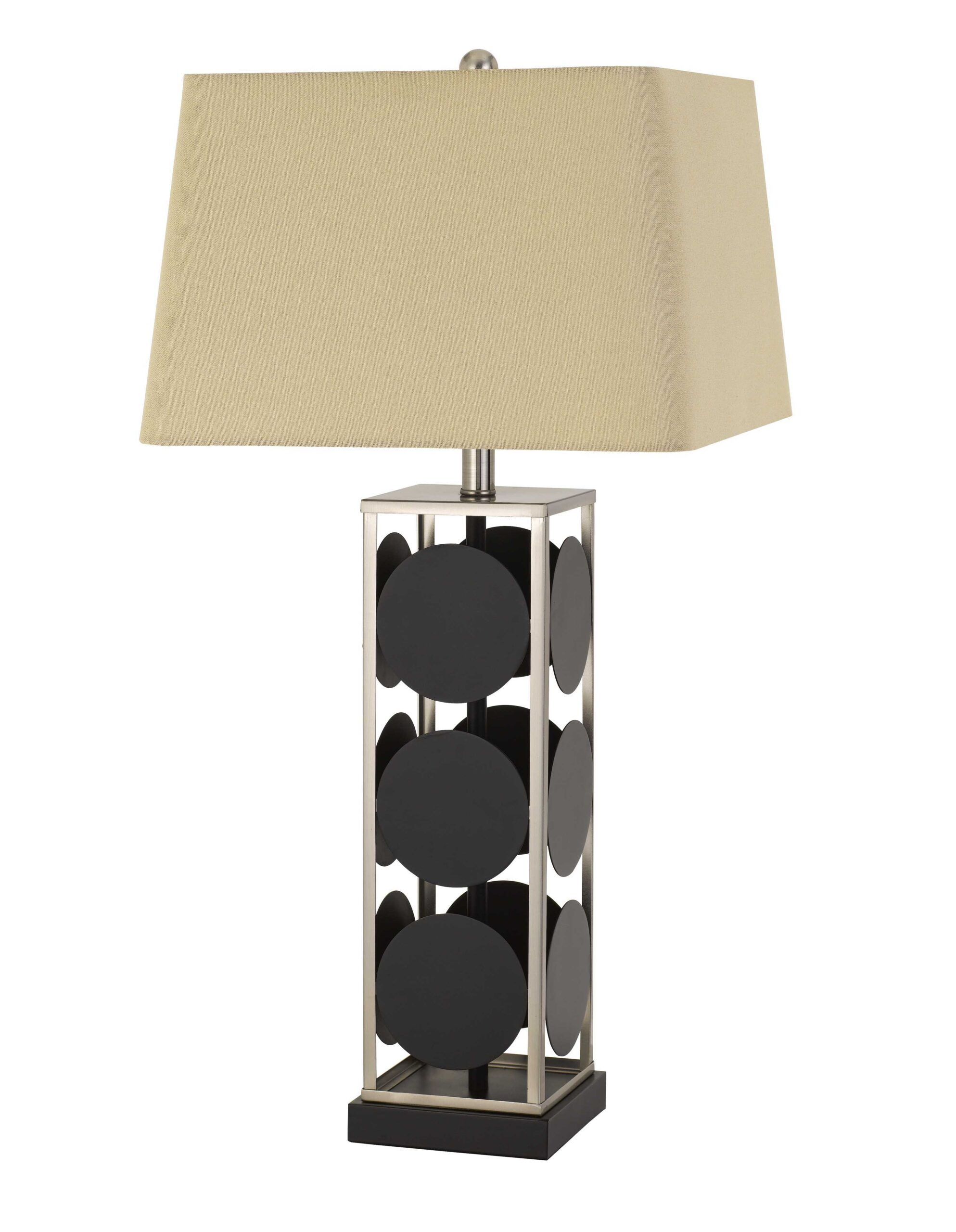 Hanson - 31.5" Height Metal Table Lamp - Black Antique Silver
