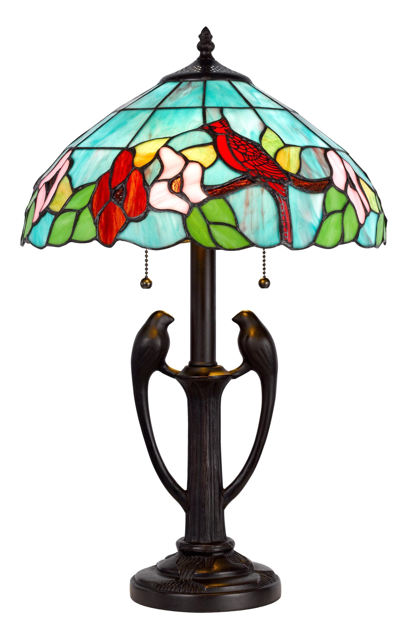 Tiffany - 22" Height Table Lamp - Black