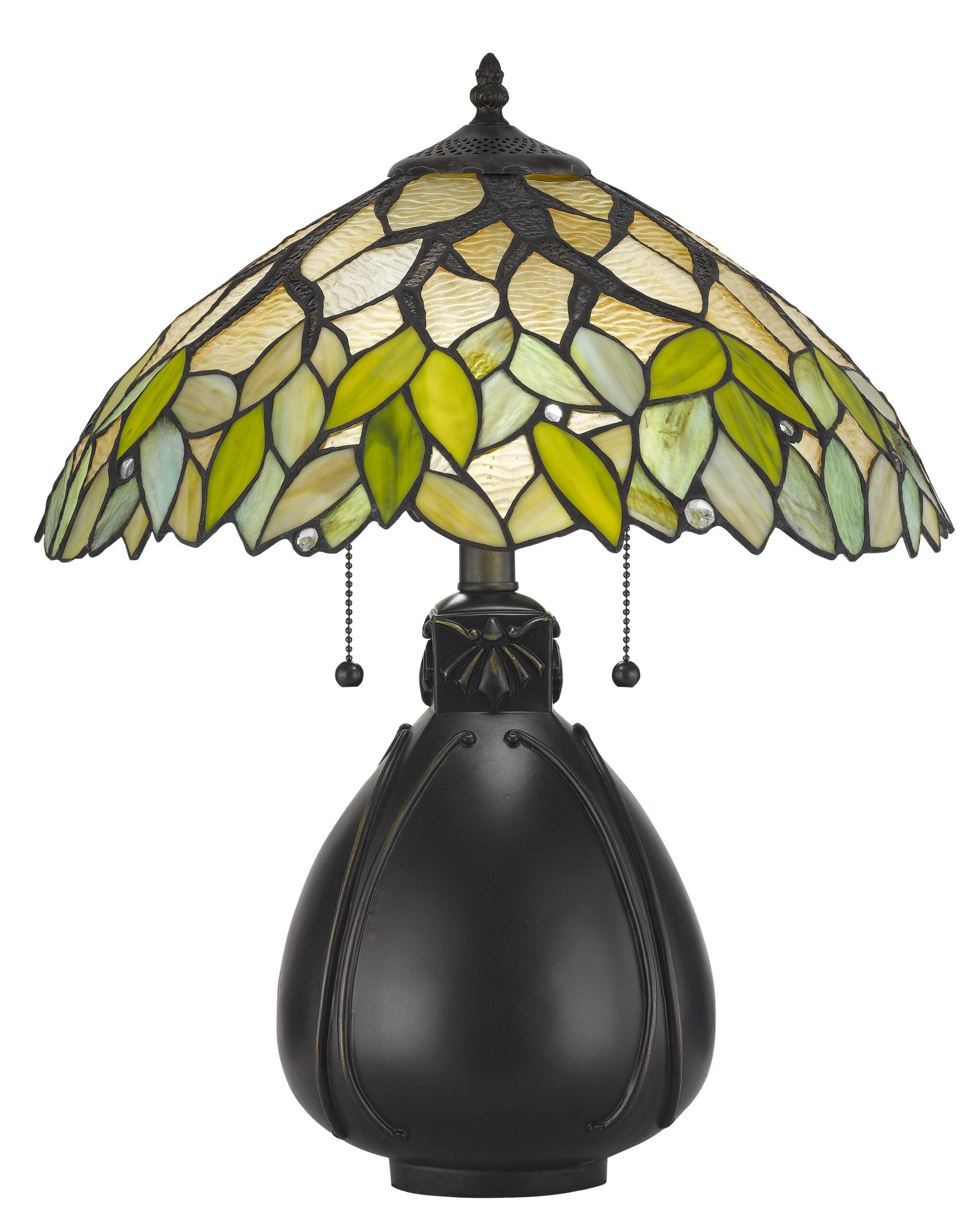 Tiffany - 19.25" Height Resin Table Lamp - Tiffany