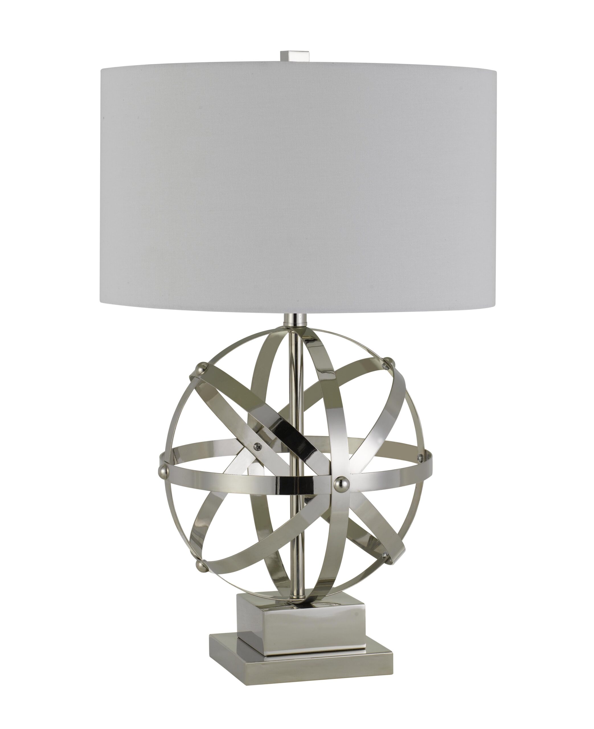 Vittoria - 26.5"Height Metal Table Lamp - Brushed Steel