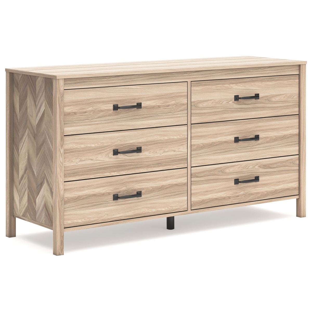 27d286afb54310b56669d326bea45583 Battelle - Six Drawer Dresser - Tan - Image 1