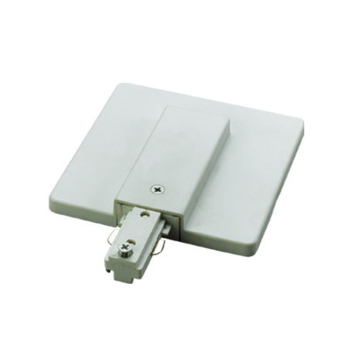 2ad8e9357dea799f8e2b37aa2e9a5e1f 0.75" Height Live End With Outlet Box Cover - White - Image 1