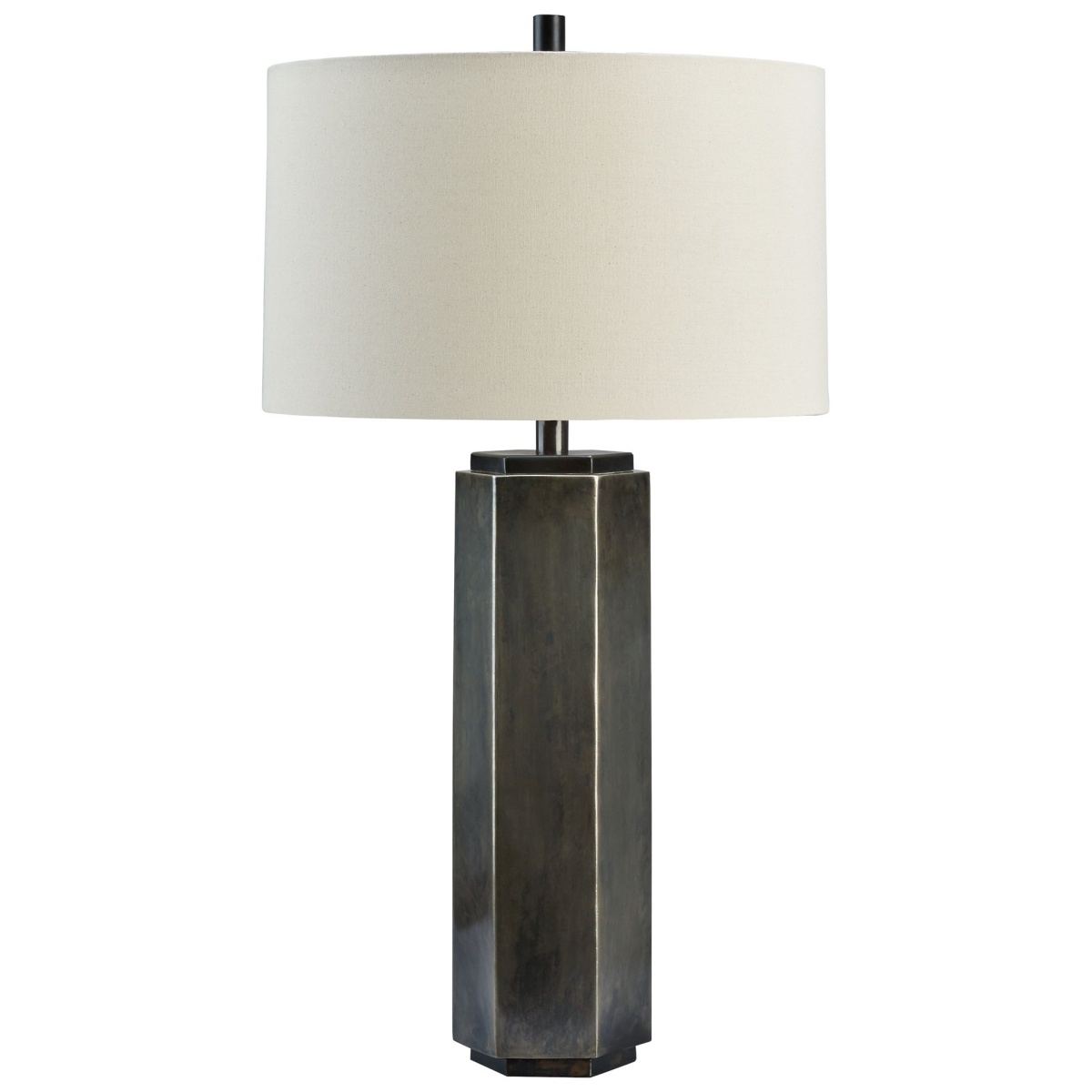 2ded4e140241d23f0ee9db53787724a0 Dirkton - Metal Table Lamp - Antique Pewter Finish - Image 1