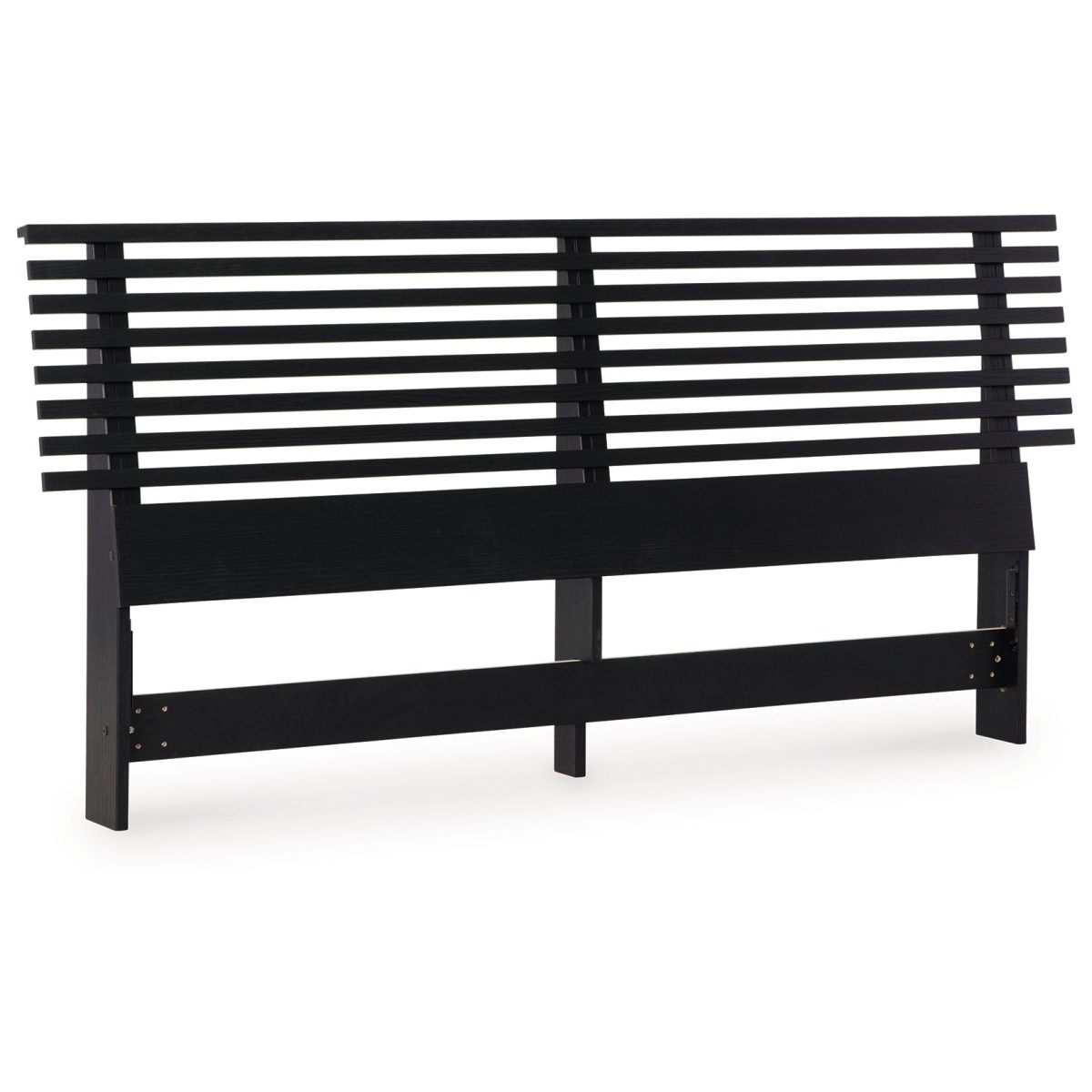 31cfa87f6a3a5f4247a059ebc876b1c0 Danziar - King Slat Headboard - Black - Image 1