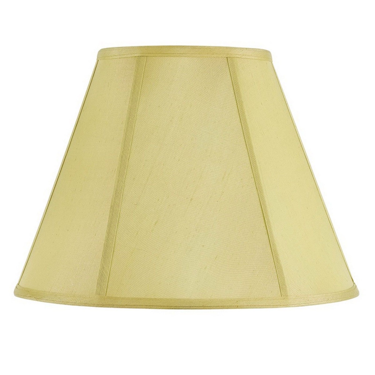 33c1de08f761df9b4bc08bc0839b5985 Piped Empire - 14" Height Fabric Shade - Champagne - Image 1