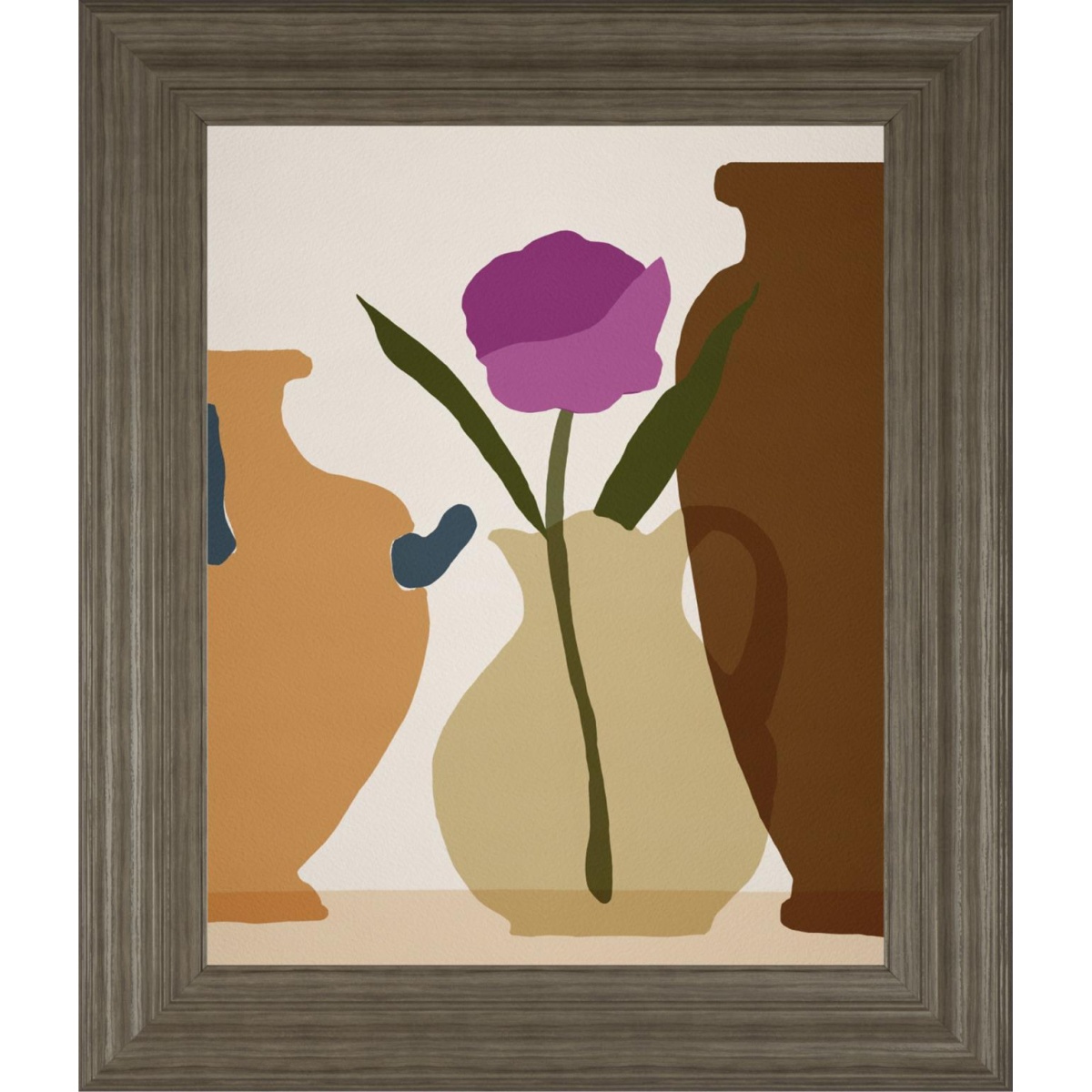 35a18030bf6cf7dfb0496b094df03579 22x26 Flower Dance III By Melissa Wang - Dark Brown - Image 1