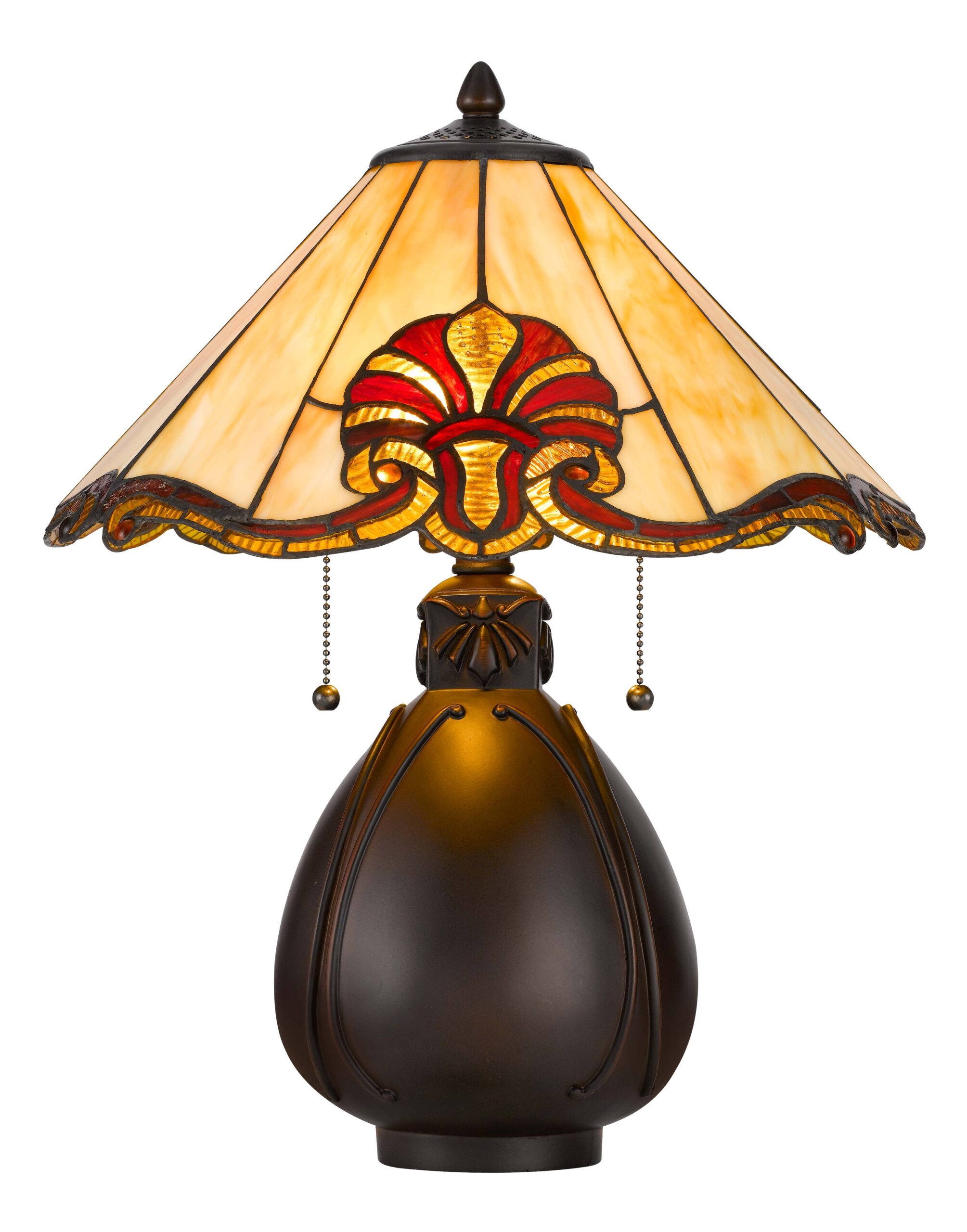 Tiffany - 19.5" Height Accent Lamp - Dark Bronze