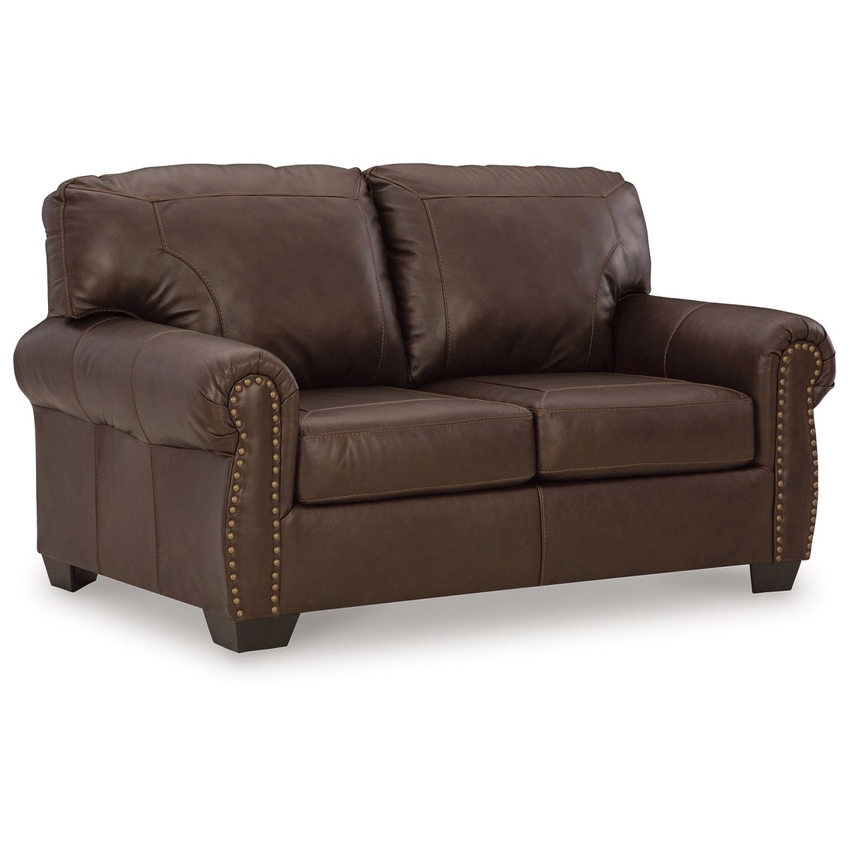 387330f7c3612c58054f6dfffe03edaf Colleton - Loveseat - Dark Brown - Image 1