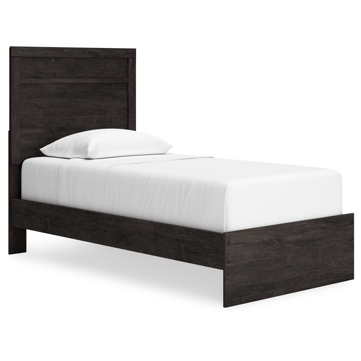 4092decae9600694430b72451d74b289 Belachime - Twin Panel Bed - Black - Image 1