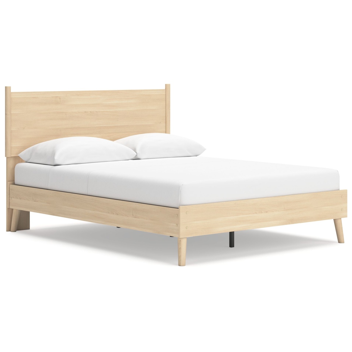 44cd7e2a67a9b0b24837516f58a2a968 Cabinella - Queen Platform Panel Bed - Tan - Image 1