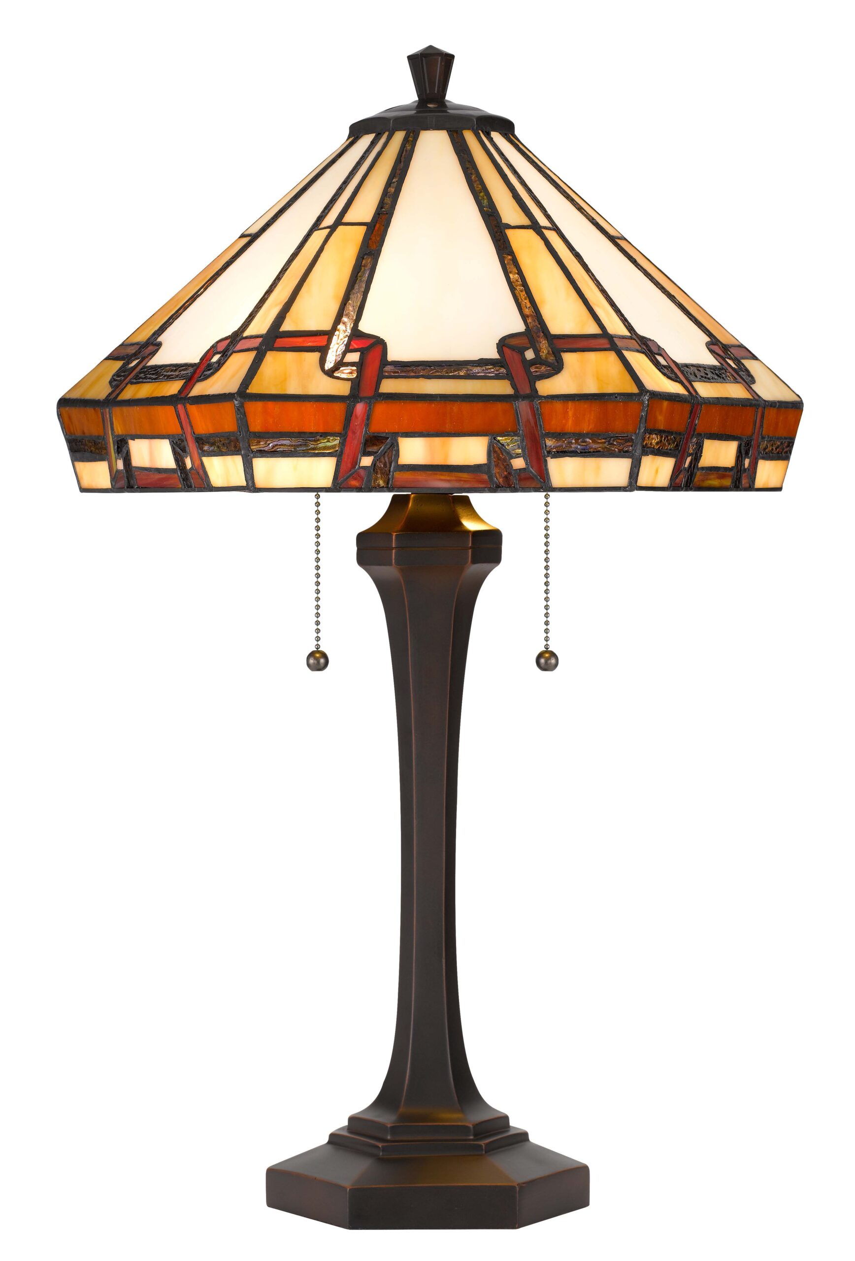 Tiffany - 24.5" Height Table Lamp - Dark Bronze