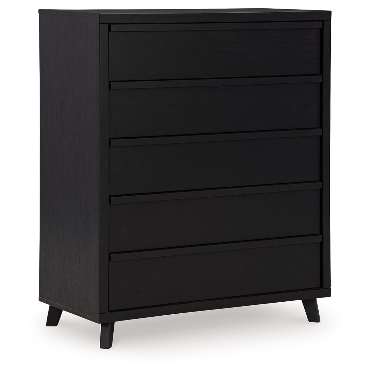 47a63c7be86f2aa440b1bf029e3936f6 Danziar - Five Drawer Wide Chest - Black - Image 1
